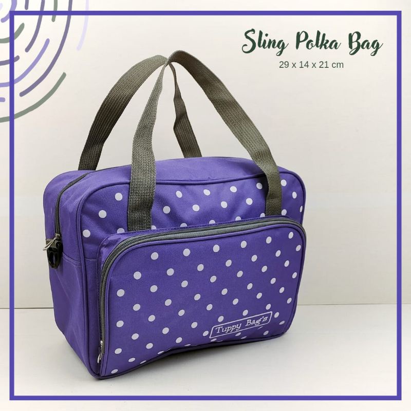 TAS POLKADOT / TAS SELEMPANG ANAK / TAS SEKOLAH ANAK