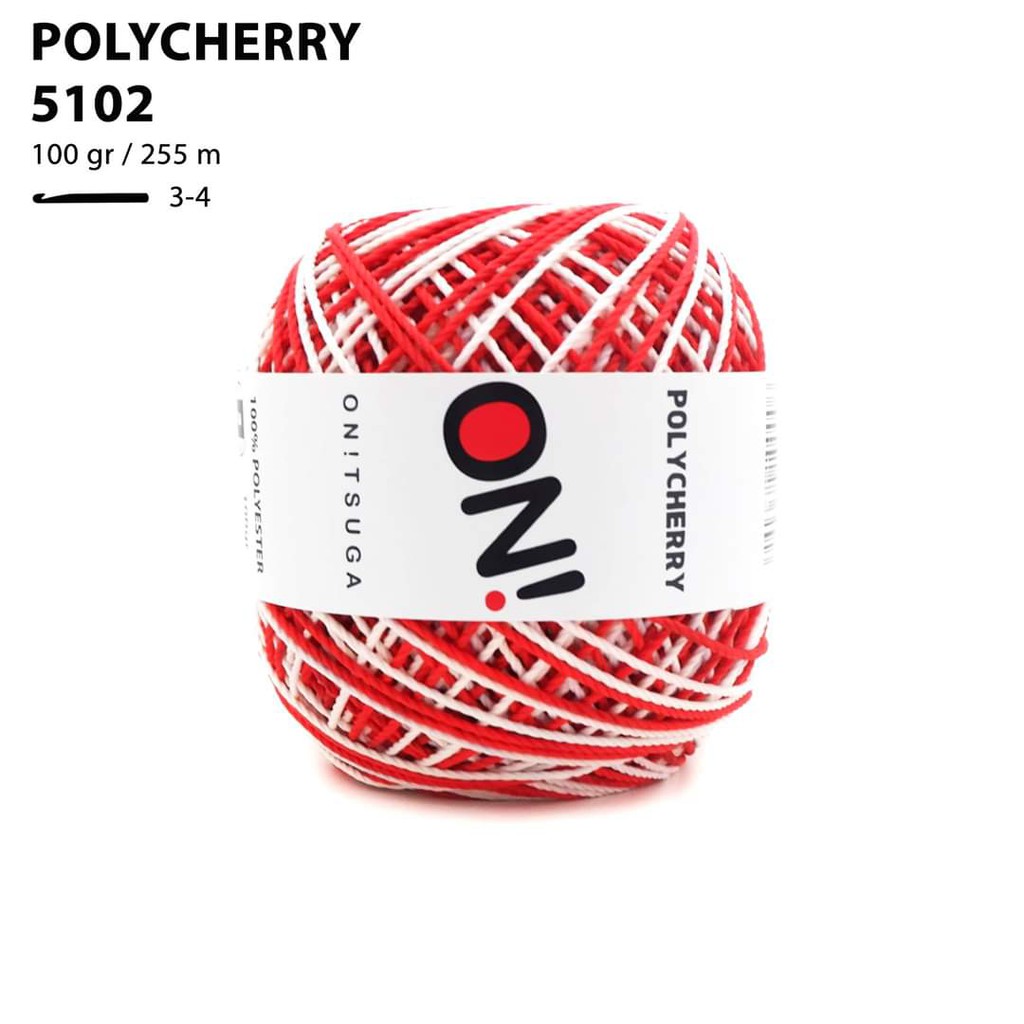 Benang Rajut Sembur Polycherry No 5102