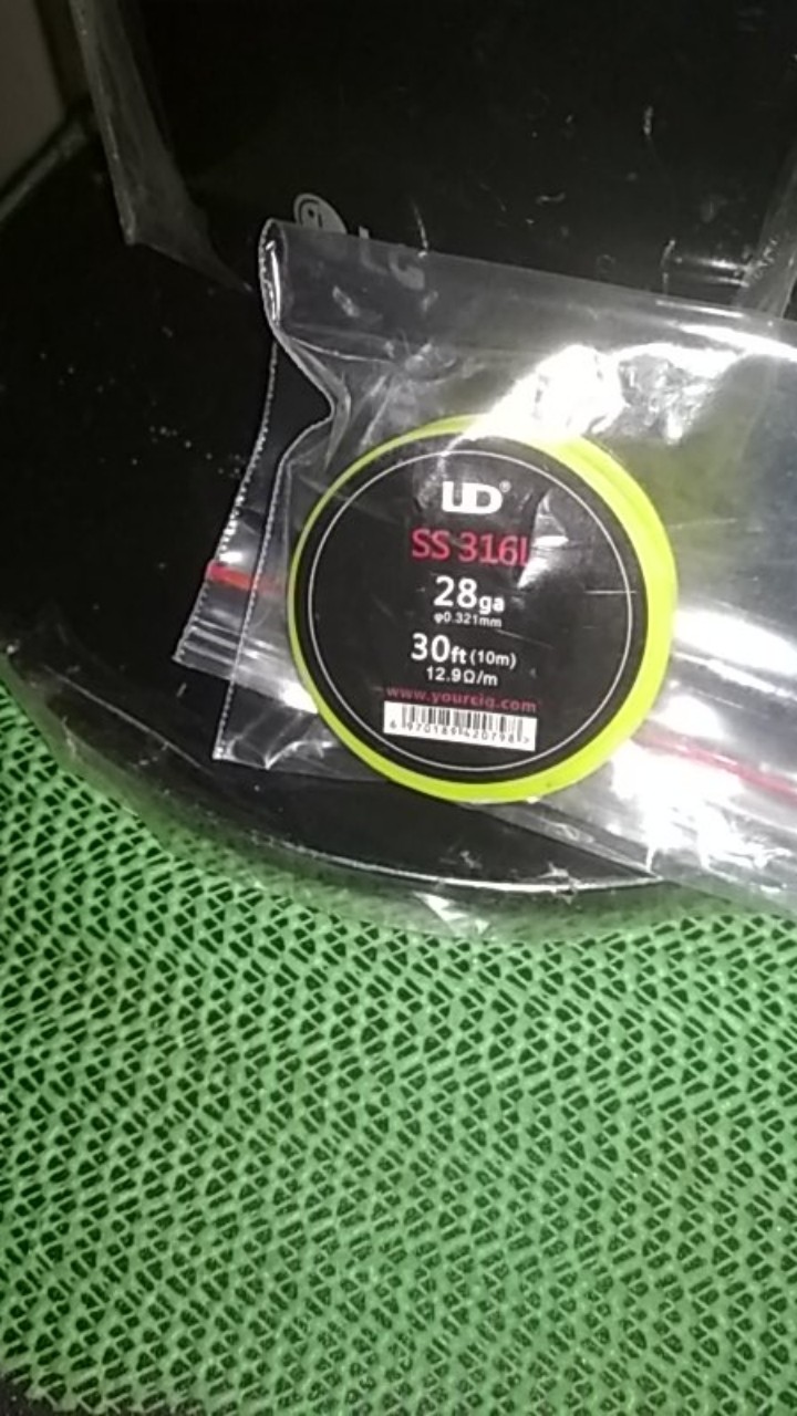 Authentic Ud Stainless Steel Wire 28 Awg | 0.3mm | Kawat Coil Rda | Ss