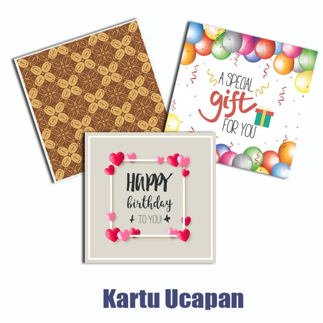 Kartu Ucapan Ulang Tahun / Kartu Ucapan Hadiah / Tag Kado / Tag Hadiah