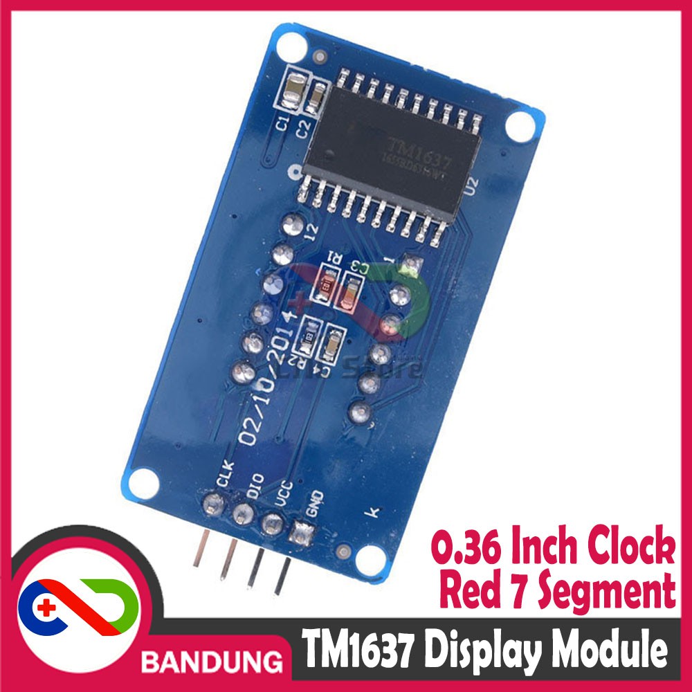 TM1637 DISPLAY MODULE FOR ARDUINO 7 SEGMENT 0.36INCH CLOCK RED 4 DIGIT DISPLAY SEVEN SEGMENT