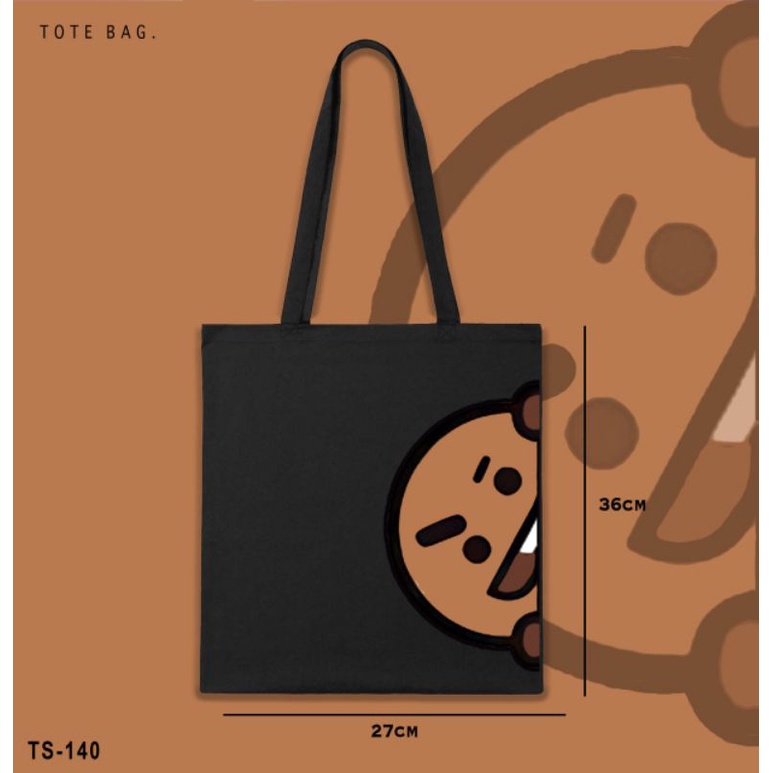 TOTE BAG SERBAGUNA BT21 SIDE