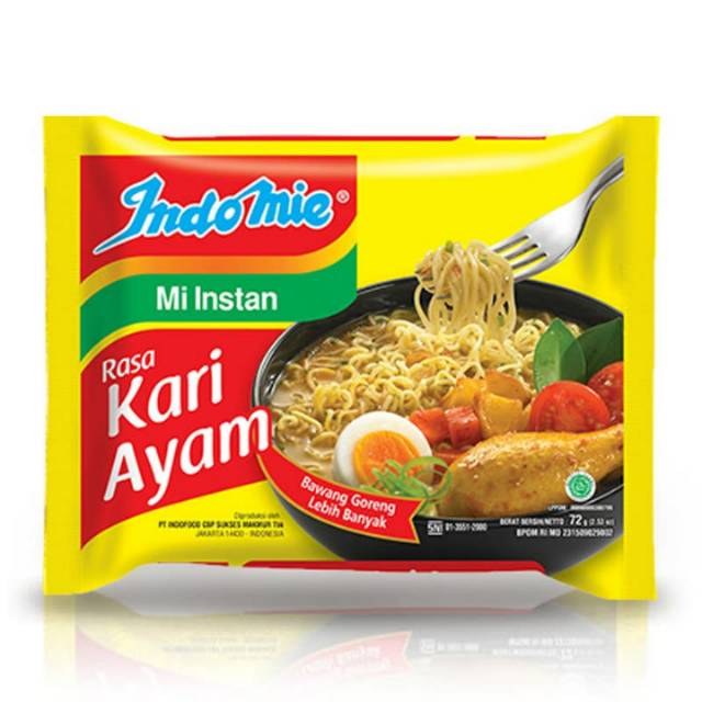 

Indomie Mie Instant Rasa Kari Ayam 72 gr