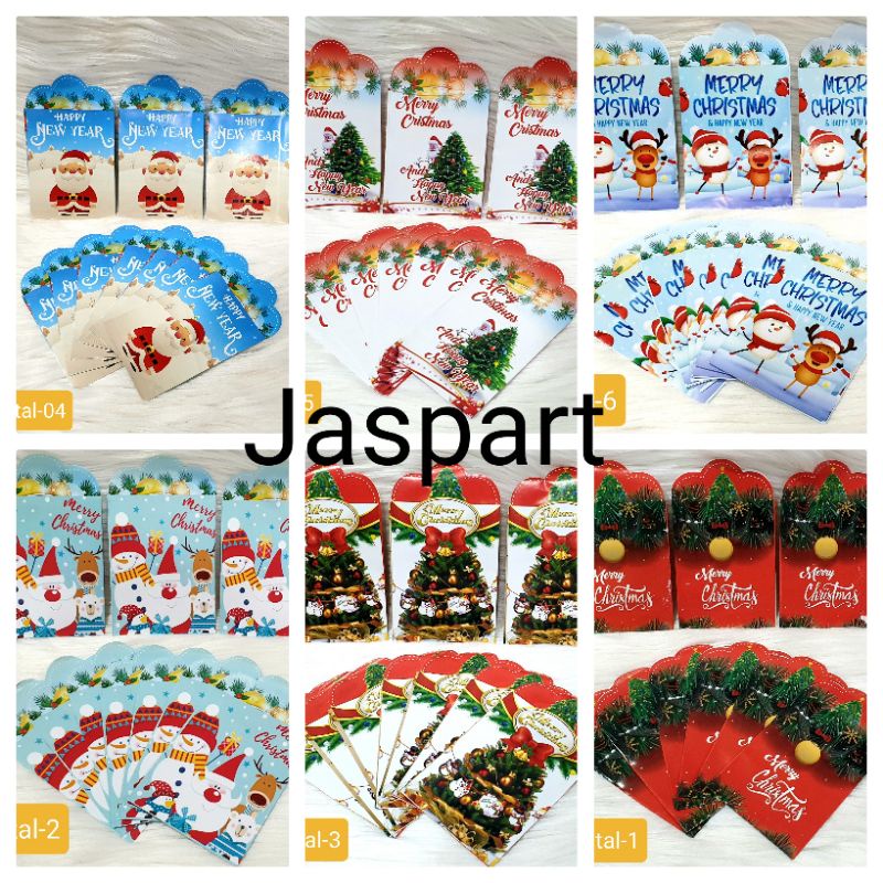 Jual Angpao Natal Dan Tahun Baru Amplop Natal Angpao Merry Christmas Angpao Murah Free Ongkir