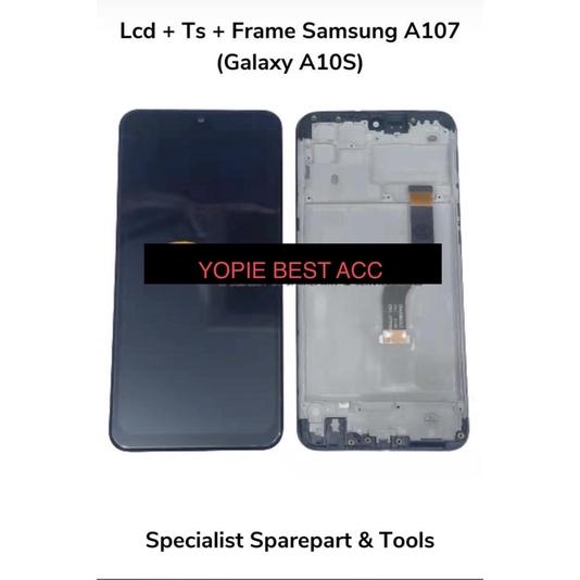 LCD SAMSUNG A10S A107 OLED 2 + FRAME FULLSET