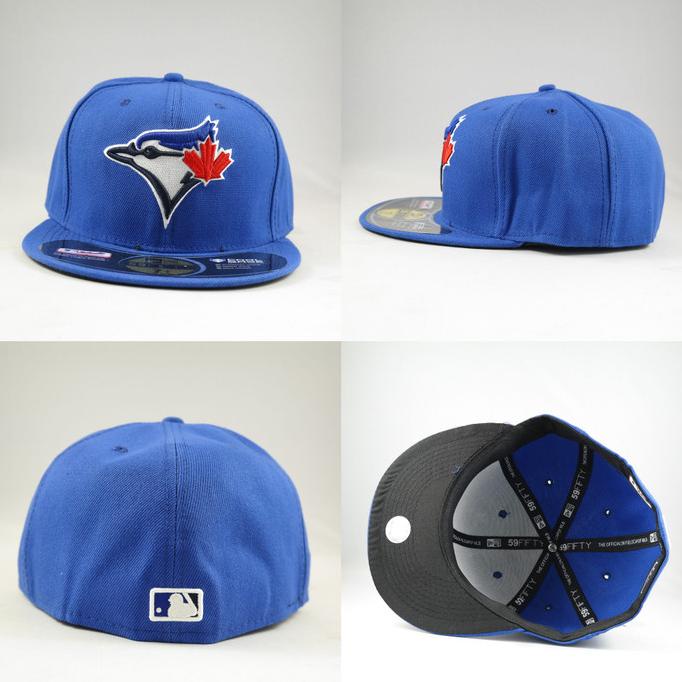 Topi Fitted Mlb Blue Jays Biru