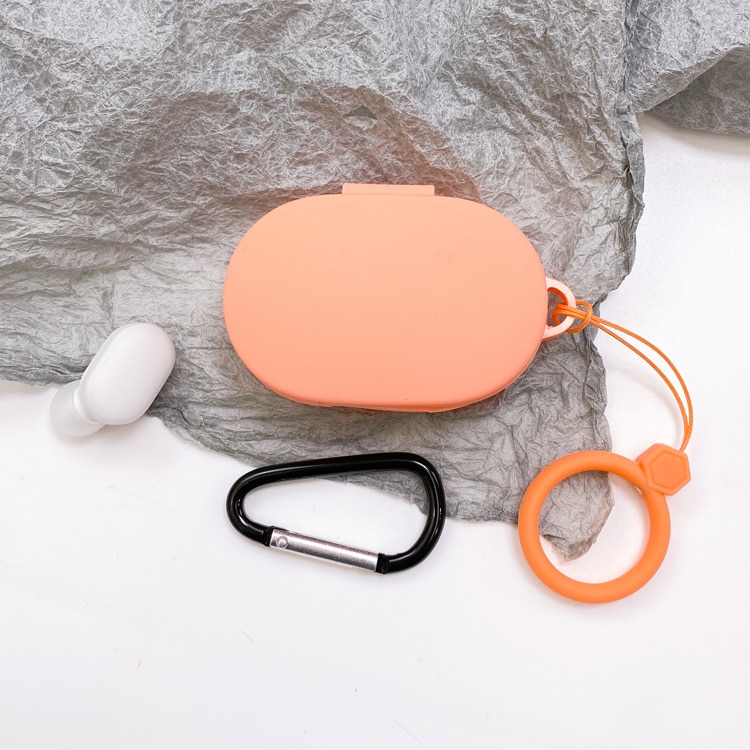 Cute Silicone High Quality Case for Xiaomi Redmi Airdots 3 Accessories Bluetooth Earphone Case Cover With Hook