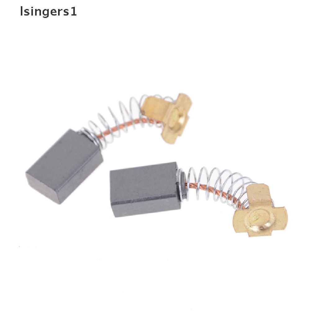 (lsingers1) 2pcs / Set Brush Karbon Pengganti 15x10 X 6mm Untuk Motor Elektrik