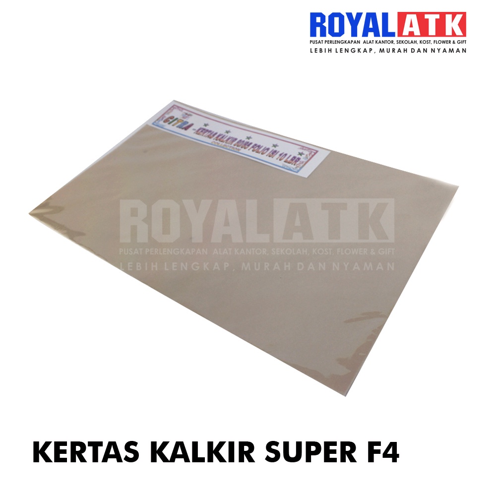 

Kertas Kalkir Super Citra F4/Folio