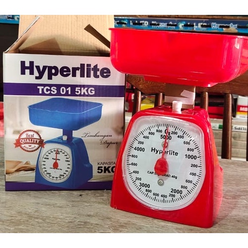 Timbangan Kue Dapur Kitchen Scale Analog Manual Kapasitas 2 / 3 / 5 KG Hyperlite TCS 01