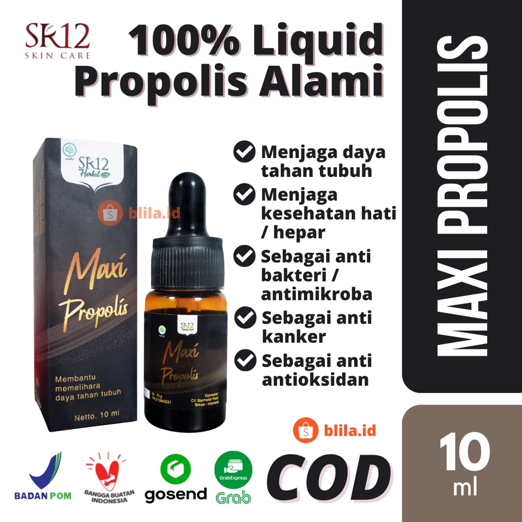 Propolis SR12 Maxi Propolis Solusi Daya Tahan Tubuh Alami Antioksidan Antibakteri BPOM