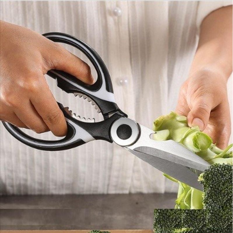 

gunting sayur/gunting dapur/gunting daging/gunting serbaguna/gunting multifungsi/gunting makanan/gunting stainless