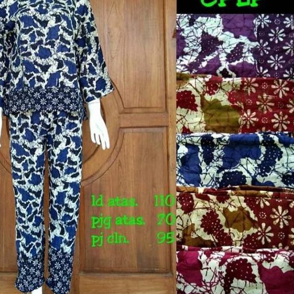 dijaminr## Setelan celana panjang lengan panjang batik/ kulot jumbo ☪