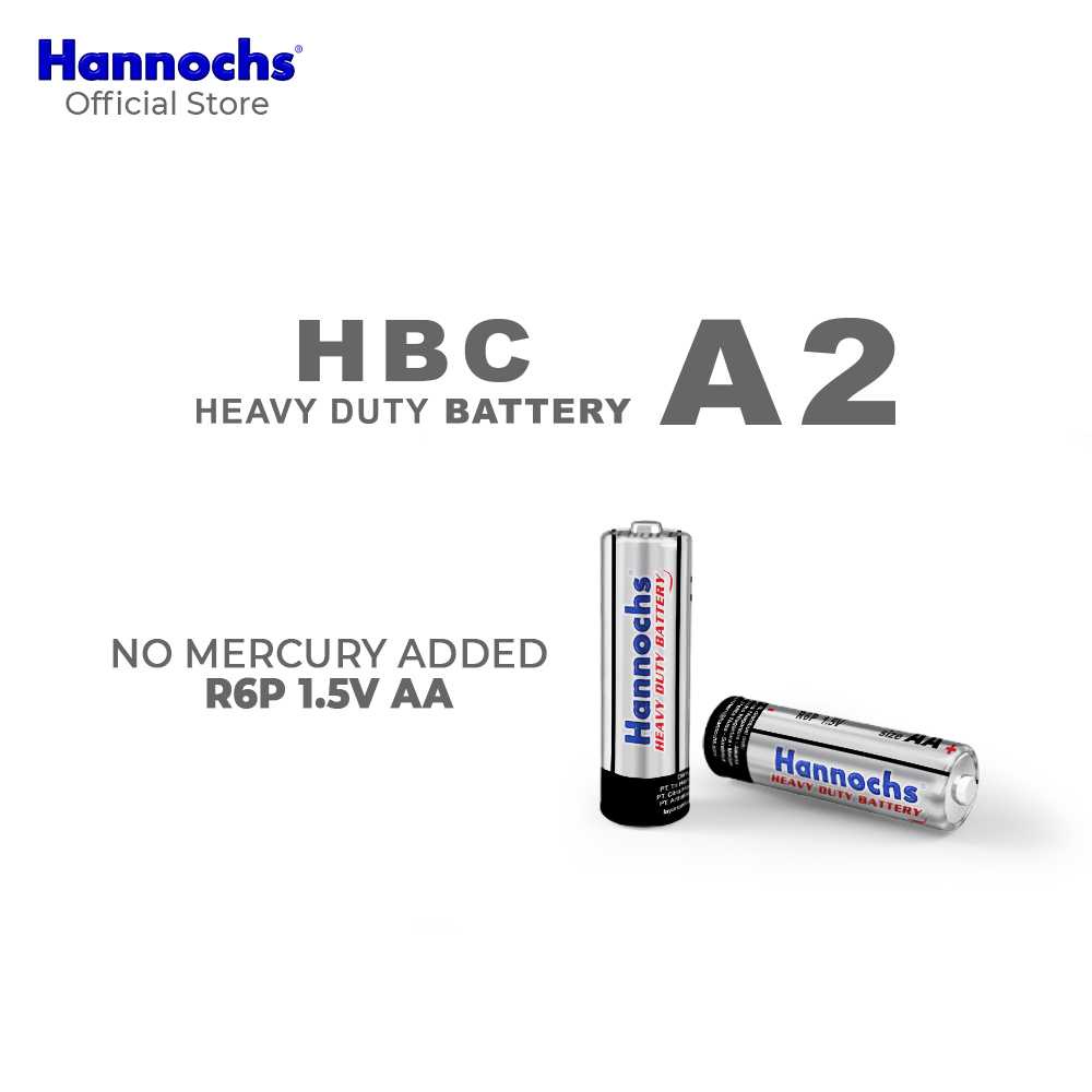 Hannochs HeavyDuty Baterai HBC AA 1 kotak (5 Doz isi 60pc)