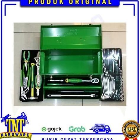 Tekiro Mekanik Tools Set / Tools Kit 45 Pcs Box Besi Original Tekiro