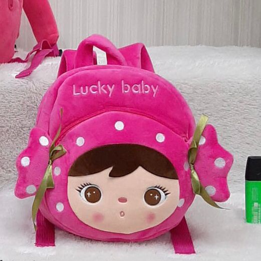 Tas ransel anak paud import boneka metoo lucky baby pretty angela korea souvernir koala panda