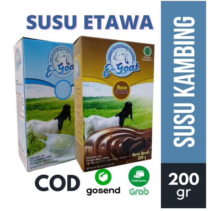 

SUSU KAMBING EGOAT SUSU KAMBING ETAWA BUBUK E-GOAT pengganti susu formula