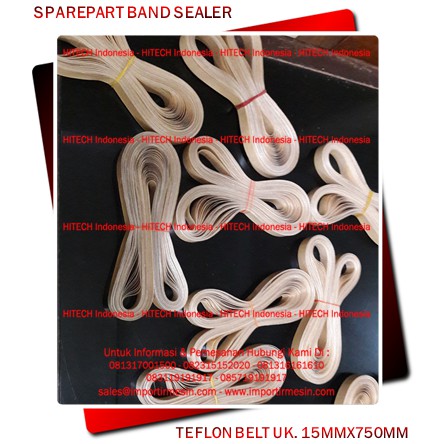 Teflon Belt 15mm x 750mm Sparepart FR-900 Sparepart Band Sealer FR900