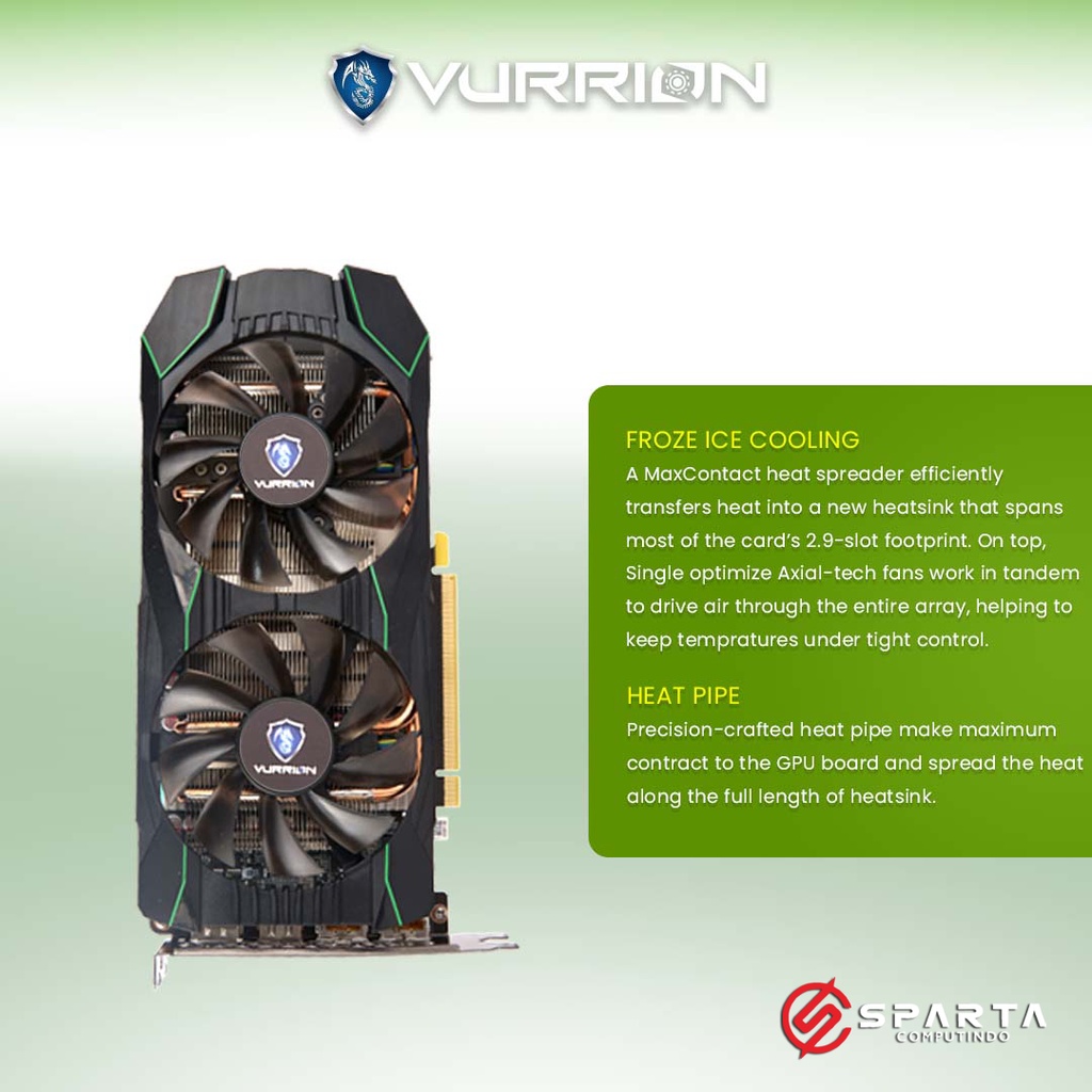 VGA Card Vurrion Nvidia Geforce RTX 2060 Super 8GB GDDR6