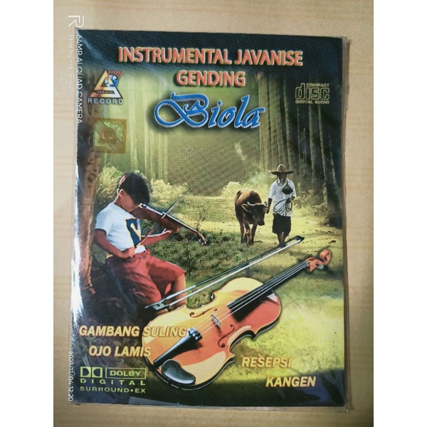 VCD original instrumental Gending Javanese BIOLA