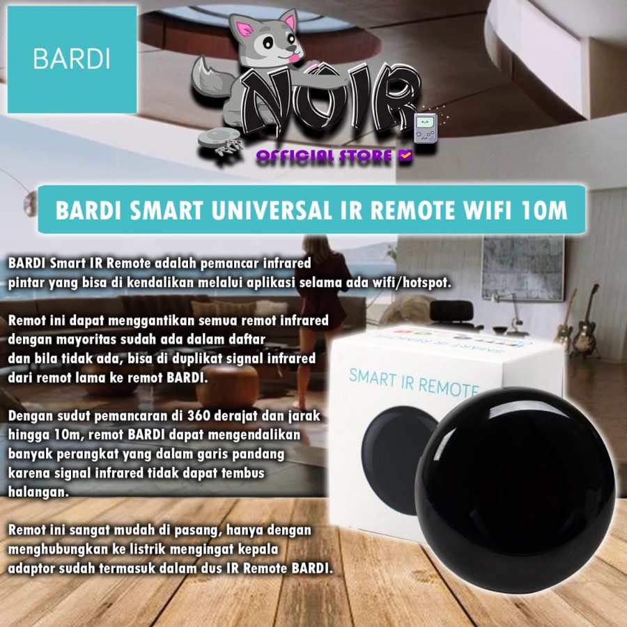 Jual BARDI Smart UNIVERSAL IR REMOTE Wifi Wireless IoT For Home ...