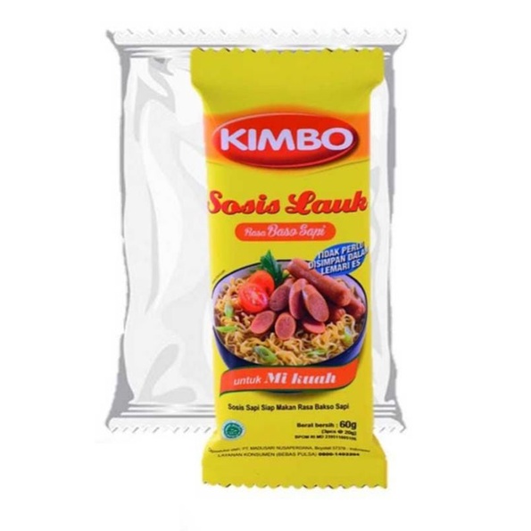 

KIMBO Sosis Lauk Mi Baso Sapi 60 gr