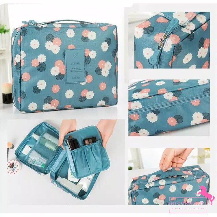 Travel Bag Unicorn Make Up Pouch Tas Pergi Organizer