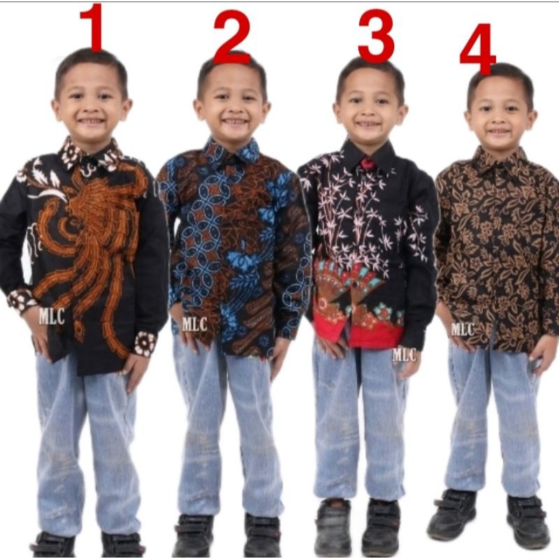Grosir Kemeja Batik Anak Cowok/baju Batik Anak Cowok Terfavorit>bisa Jual Pisah