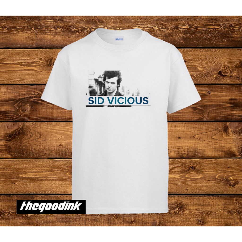 Kaos Sex Pistols - Sid Vicious - Original Gildan T-shirt DTG Print