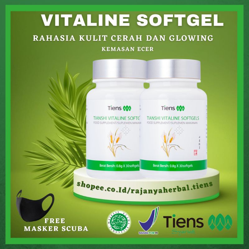 TIENS VITALINE SOFTGEL | PENCERAH KULIT | PEMUTIH KULIT | PEMUTIH WAJAH ALAMI | PERAWATAN WAJAH | Su