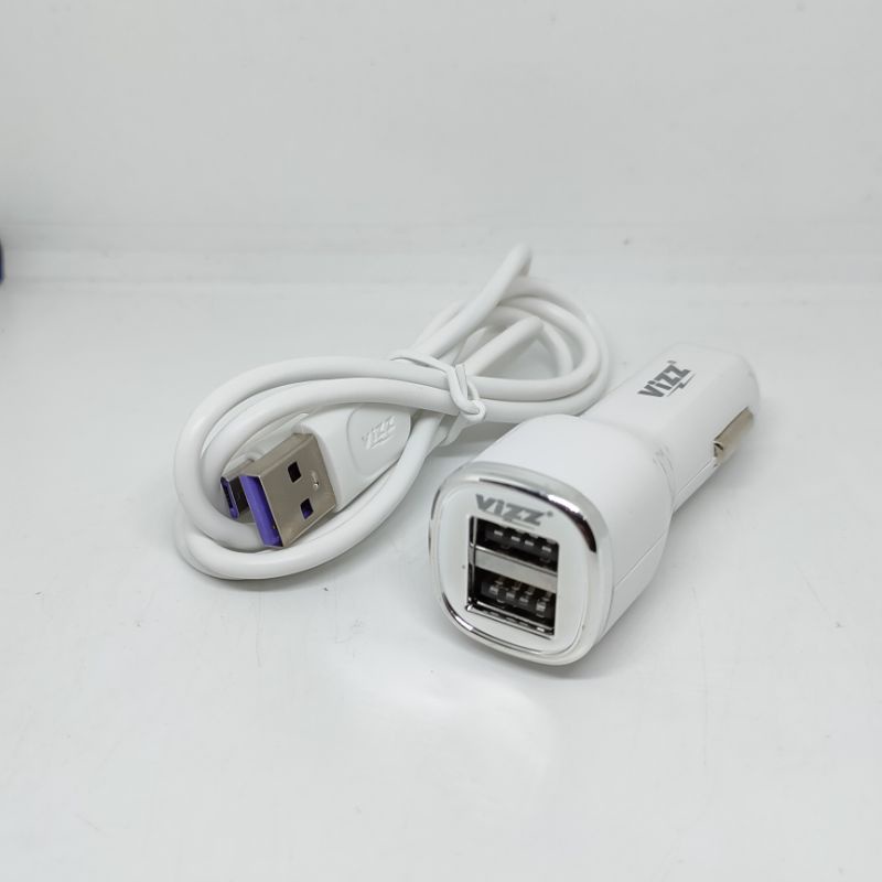 Car Charger / Saver Mobil / Cas Mobil Vizz VZ-CC30 2USB 2.4A Flash Cas Kabel Micro USB