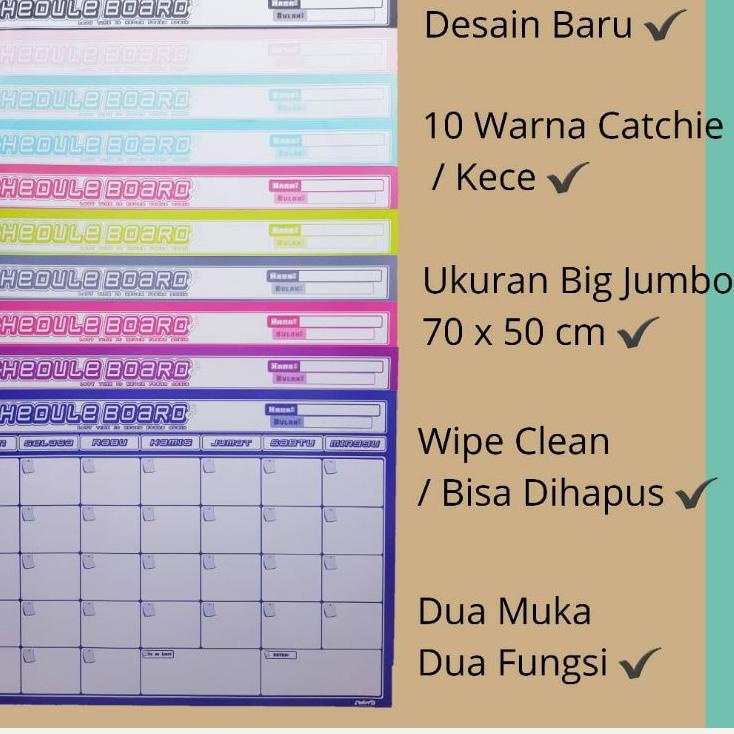 

Schedule Board 10 Warna QA68 68