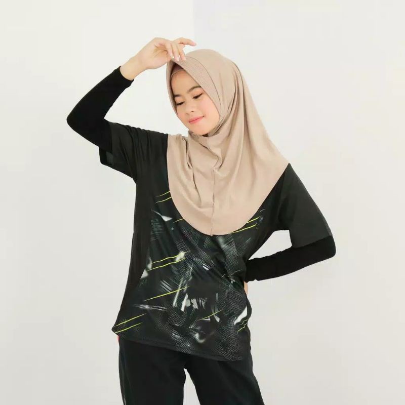 JILBAB INSTAN SPORT/JILBAB HARIAN/JILBAB OLAHRAGA 100℅ JERSEY