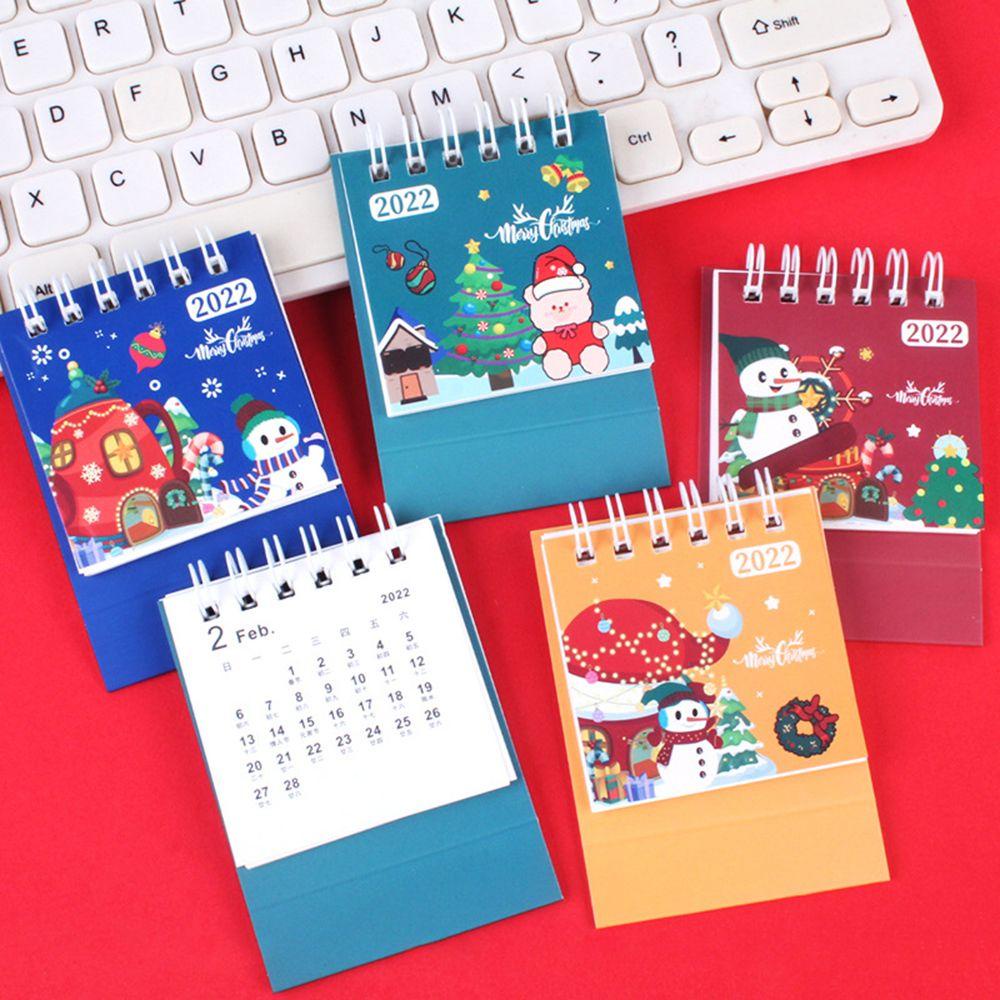 Pineapple Animal Kalender Meja Organiser ChristmasTree 365hari Kawaii Stationery Dekorasi Desktop ​ Rumah