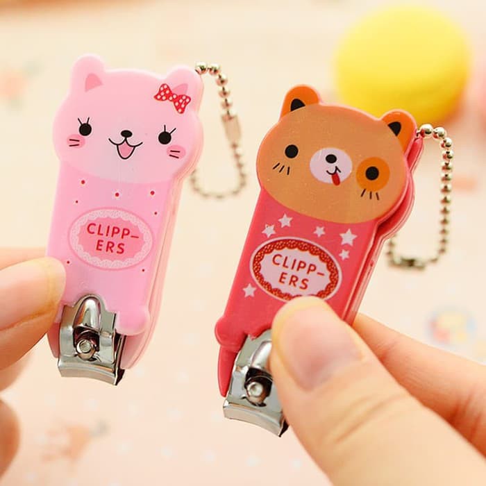 Gunting Kuku Karakter Lucu / Nail Clippers Ukuran Kecil Souvenir Ready