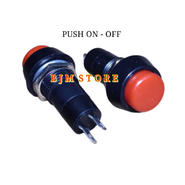 SAKLAR PUSH ON - OFF - SWITCH PUSH ON OFF BULAT