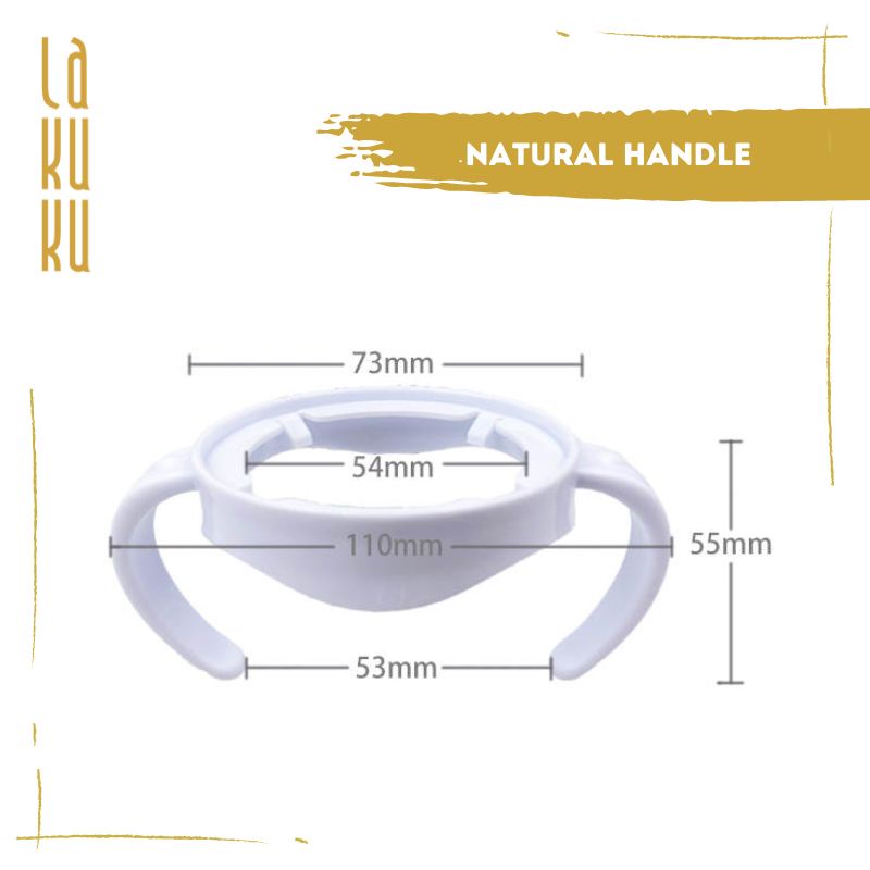 Lakuku - [GROSIR] Bottle Handle Gagang Botol Susu Pegangan Botol Natural dan Classic Wide