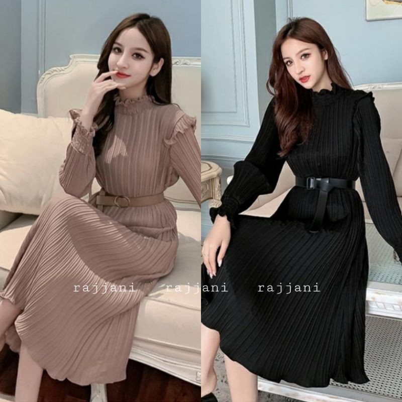 VIKI DRESS GAMIS PLISKET IMPORT PREMIUM