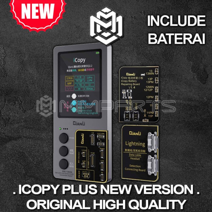 {SuheStore} Icopy Plus 2.1 Qianli 3IN1 FREE BATERAI / ICOPY PLUS 2.1 QIANLI 3IN1 Diskon