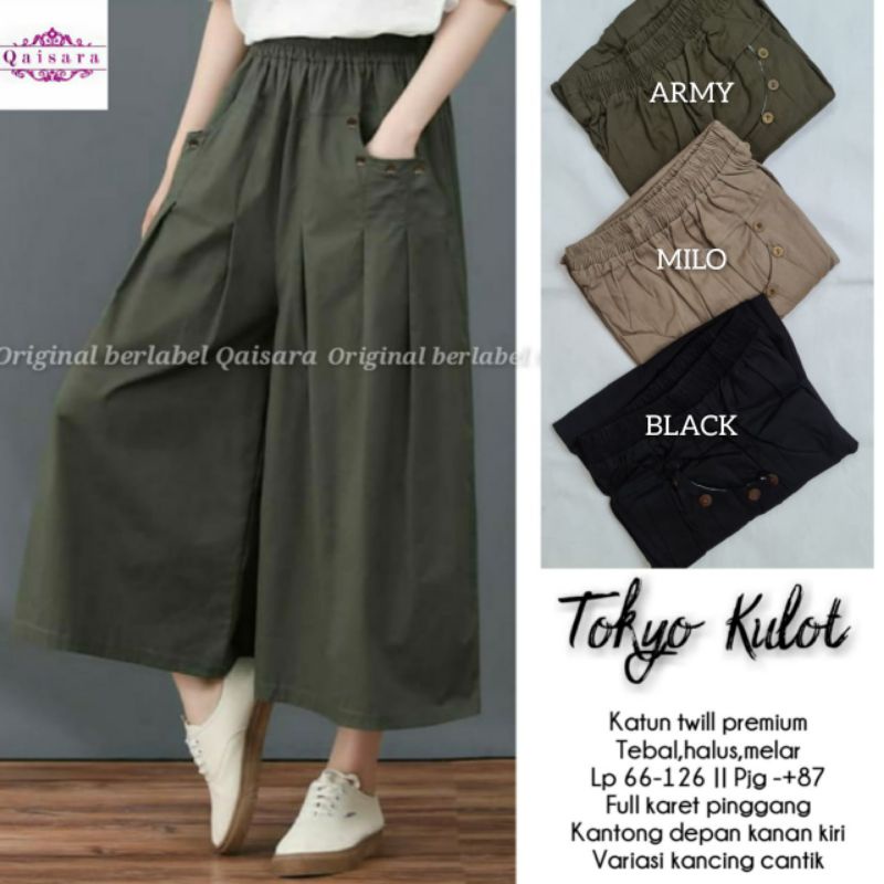 TOKYO PANT KULOT ORI QAISARA