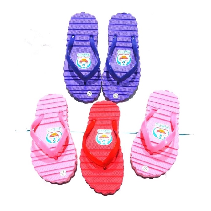 Sandal anak karakter sandal minimalis drmon abc06