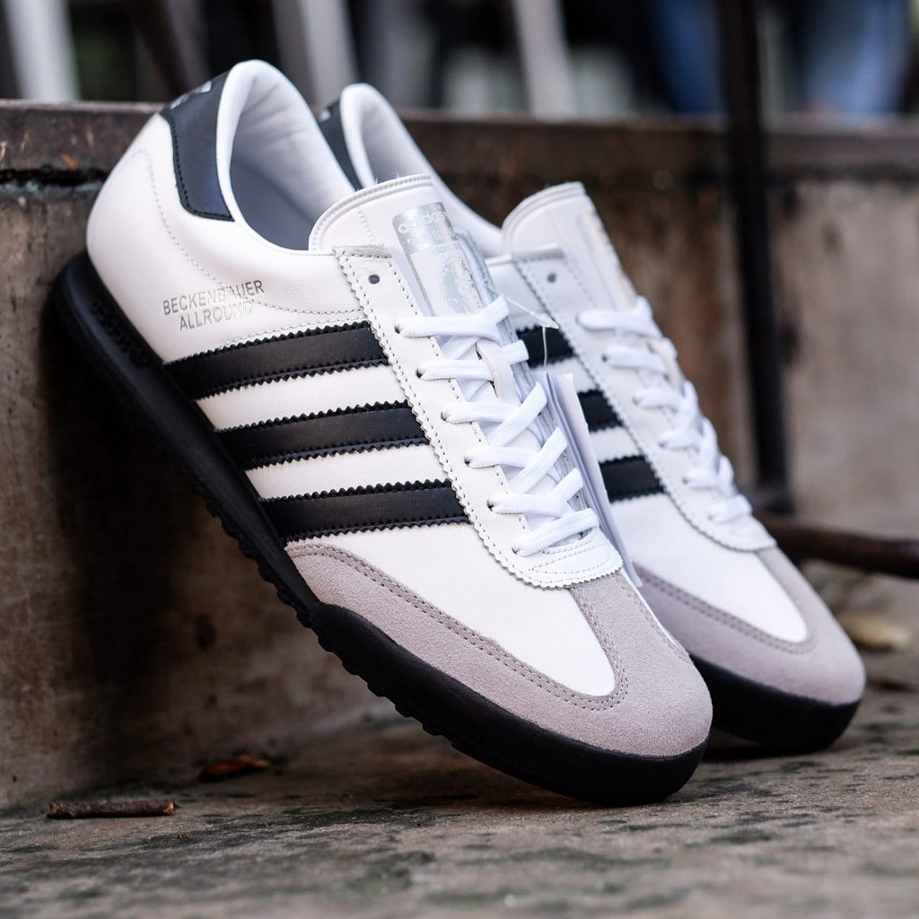 adidas beckenbauer white and black