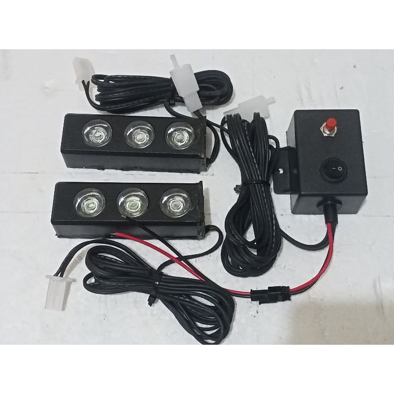 LAMPU SETROBO WARNA ICE BLUE RAKITAN
