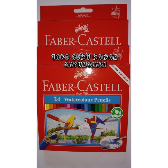 

PENSIL WARNA WATERCOLOUR FABER-CASTELL 24 PACS
