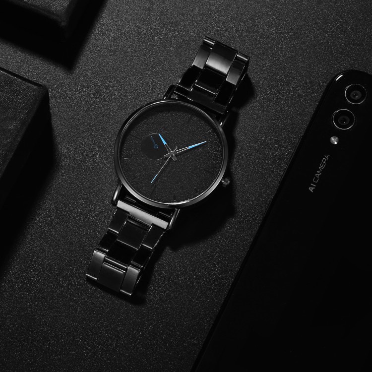 Jam tangan Rantai Pria Arloji Strap Stainless Steel ORI Yolako Fashion Men Watches Luxury Business Elegant JT7A