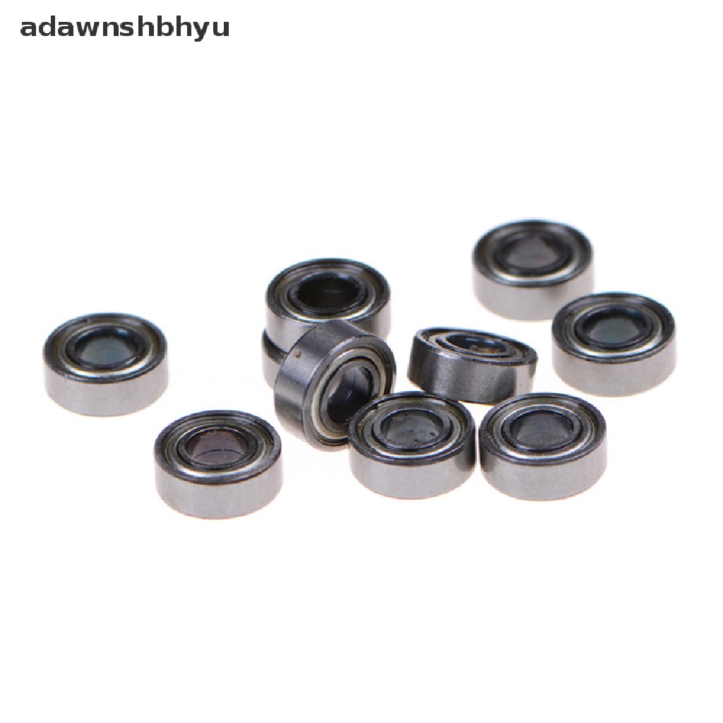 Adawnshbhyu 10pcs MR115ZZ Miniatur Metal Terlindung Karet Disegel Bearing Model 5x11x4mm