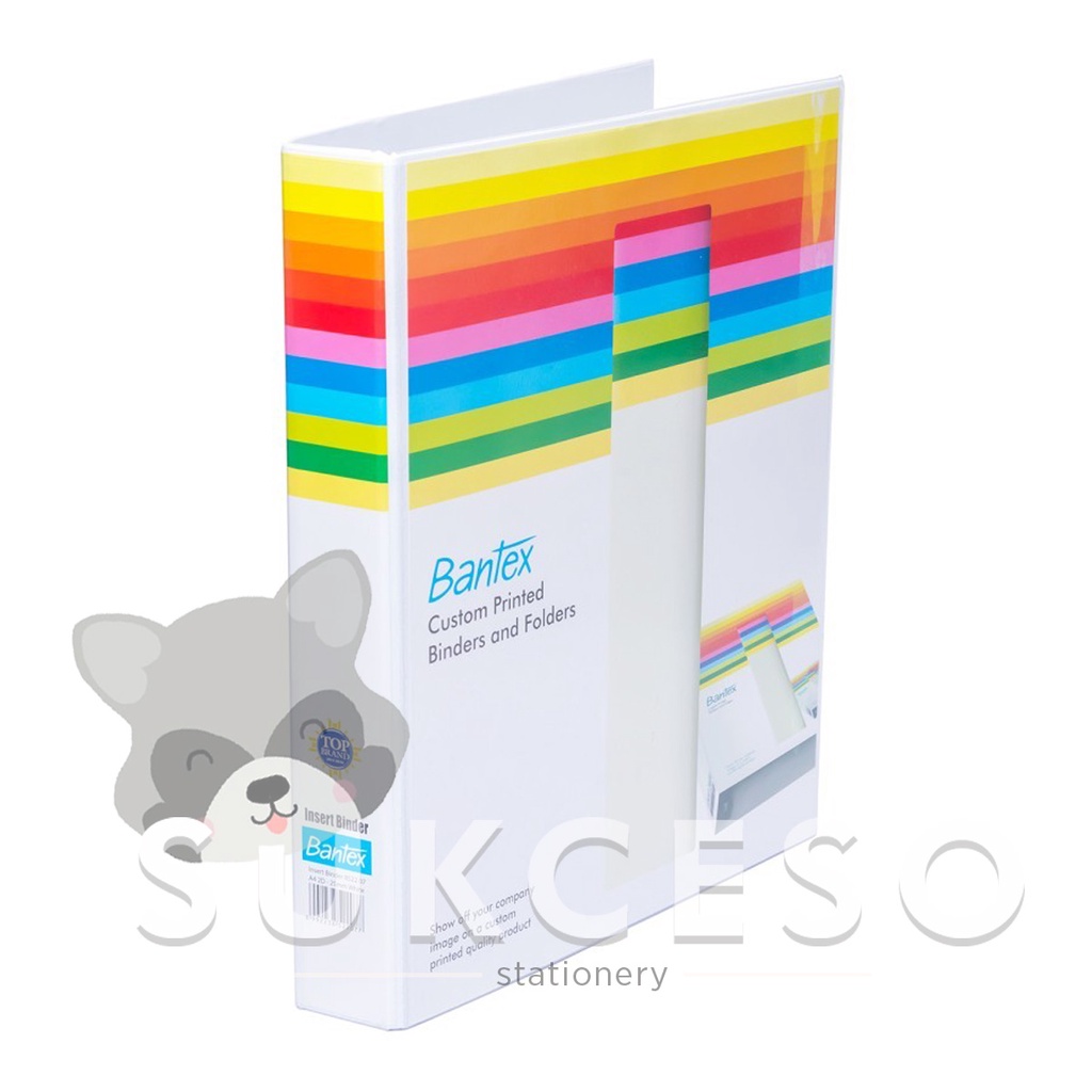 

Bantex Insert Binder Ring Ordner A4 2D 25mm 8522 07 White Murah