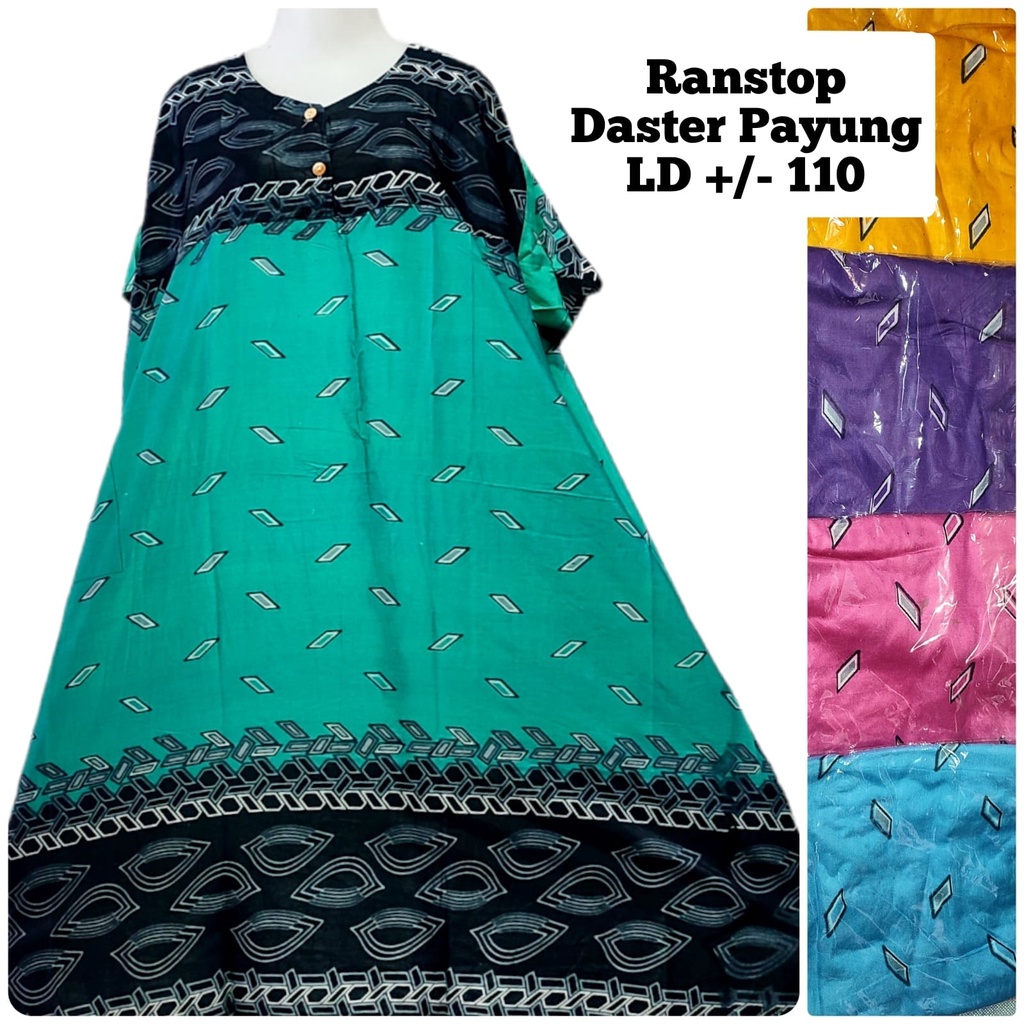 Daster Payung Busui Adem (bs Plh Motif) Dress Ibu Wanita Ecer Grosir Jumbo bayar ditempat murah klok-2