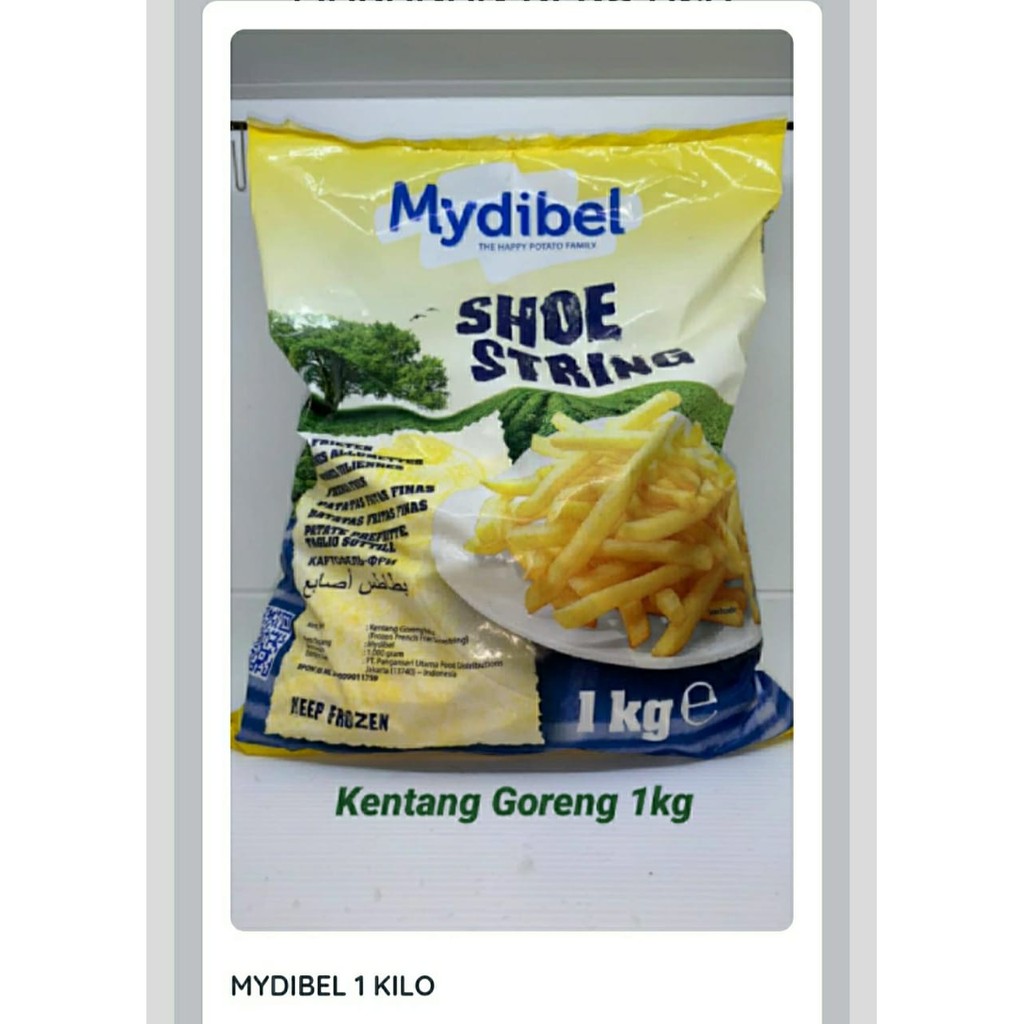 Kentang goreng shoestring frozen mydible 1kg