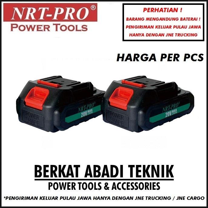 NRT-PRO Baterai Mesin Bor Cordless Drill 20 V 20V DC340 DC 340 Termurah
